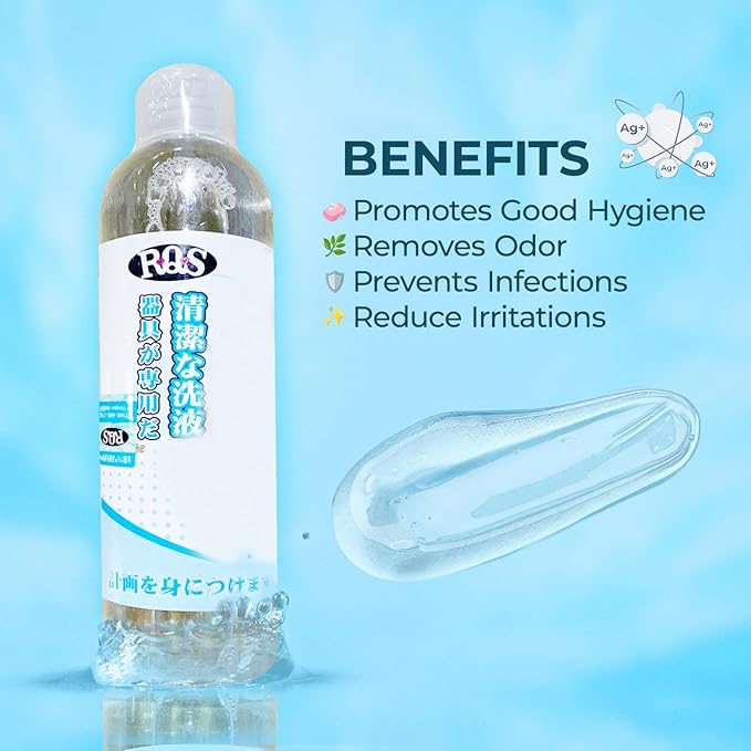 Sex Toy Cleaner Care Male Masturbator Cleaning Kit Gentle Cleaning Flush for Onahole Sex Doll Anal and Vagina Adult Toy Clean 200ml Hygiene Maintenance OH-053