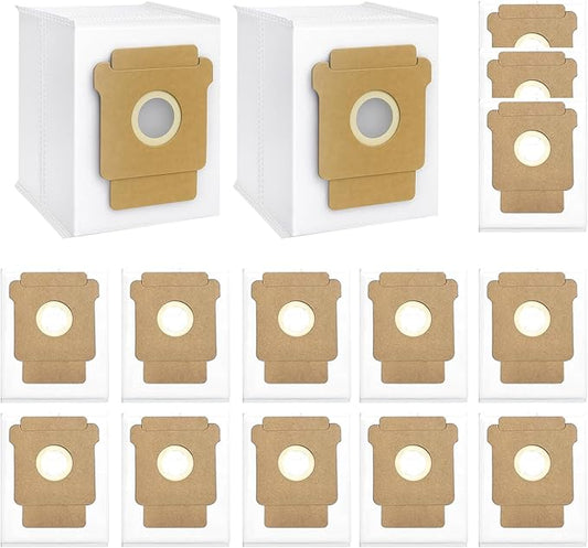 15 pack 104 vacuum bags fit for iRobot Roomba 105 Vac,104/105 Combo,Plus 405/505 Combo,705 Max Vac, Large Capacity Disposable vacuum bags