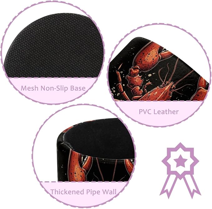 Pen Holder Cup Pencil Cup Holder for Office_Red lobster (2) Desk Organizer