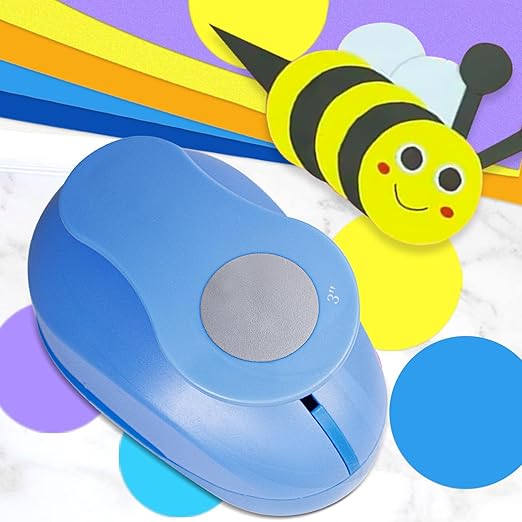 Paper Punch, 3 inch Circle Hole Punches, Circle Paper Puncher, Large CirclePunch, Large Hole Puncher, CirclePunches for Paper Crafts, CraftPunch, Shape HolePunch, 3 inch PaperPunch for Cardstock