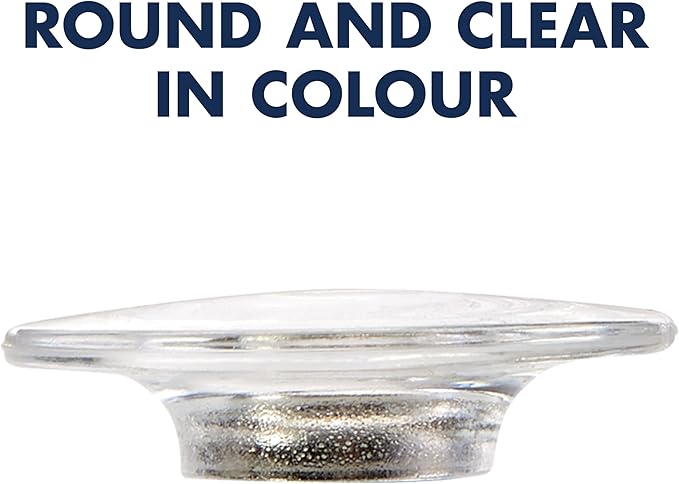 Quartet Strong Magnets, Glass Whiteboard, Dry Erase Board, Large, Clear Rare Earth Magnets, 6 Pack (85391)