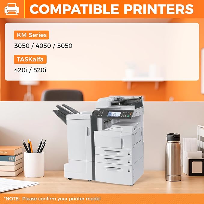 TK-717 TK717 Toner Cartridge Black 1-Pack High Yield Replacement for Kyocera TK-717 TK717 1T02GR0US0 Toner Cartridge Compatible with Kyocera KM-3050 KM-4050 KM-5050 TASKalfa 420i 520i Printer Copy Ink