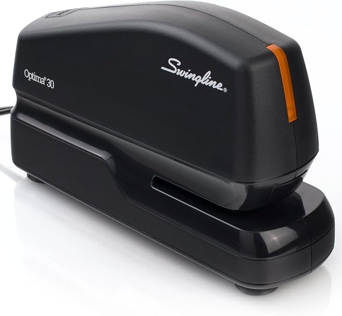 Swingline Electric Stapler, 30 Sheet Capacity, Optima 30, Black (42150)