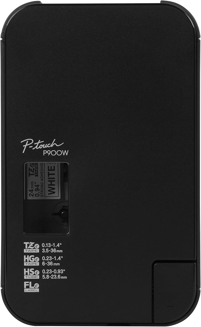 Brother P-Touch PT-P950NW Industrial Network Laminate Label Printer, Up to 36 mm Labels, Standard USB 2.0 and Serial, Ethernet, Built-in Wi-Fi®, Optional Bluetooth®,Black