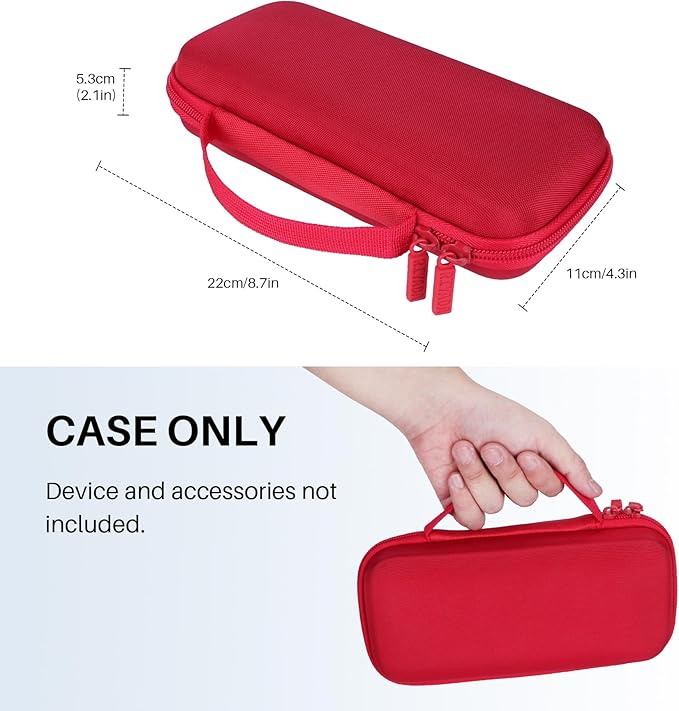 Hard Case Replacement for TI-84 Plus CE/TI-84 Plus/TI-Nspire CX II CAS/TI-Nspire CX II/TI-83 Plus/TI-89 Titanium/TI-85 / TI-86 Color Graphing Calculator (Red Case)