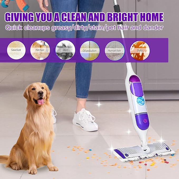 Power Mop Pads Compatible with Swiffer Power Mop Refills, Disposable Multi-Surface Power Mop Refills for Swiffer Wet Pads Refill, Cleaning Supplies for Swiffer Power Mop Pads, Unscented,25 Pack
