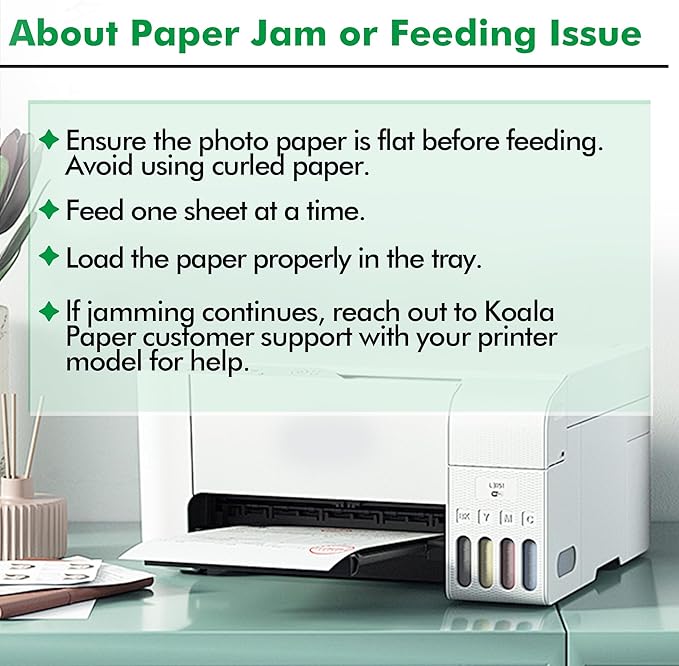 Koala Brochure Paper Double Side Glossy for Printing Photo 11X17 Inches 100 Sheets Compatible with Inkjet Printer 42LB