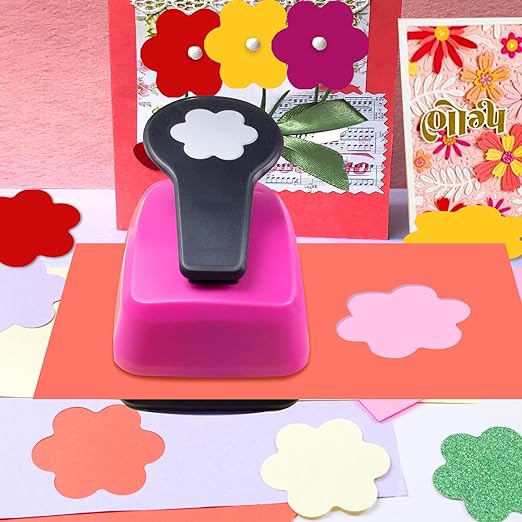 2 inch Paper Punch Flower Hole Punch Flower Punches for Paper Crafts Large Flowers PaperPuncher FlowerPunch Craft Punches Flowers Scrapbook Puncher