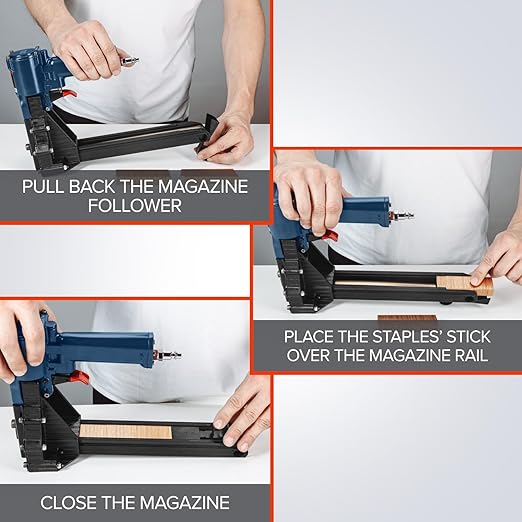 IDL Packaging Heavy Duty Staples - Stainless Steel, 1 1/4" x 5/8" x 0.08" (5 Boxes, 10000 pcs) - Industrial, Non-Rusting