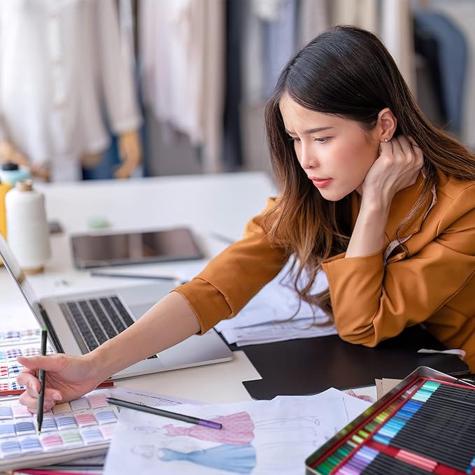 ARTEZA Inkonic Fineliners Pens, Set of 120, 0.4 mm Fine Tip Markers, Water-Based Art Pens for Drawing, Sketching, Journaling, Calligraphy