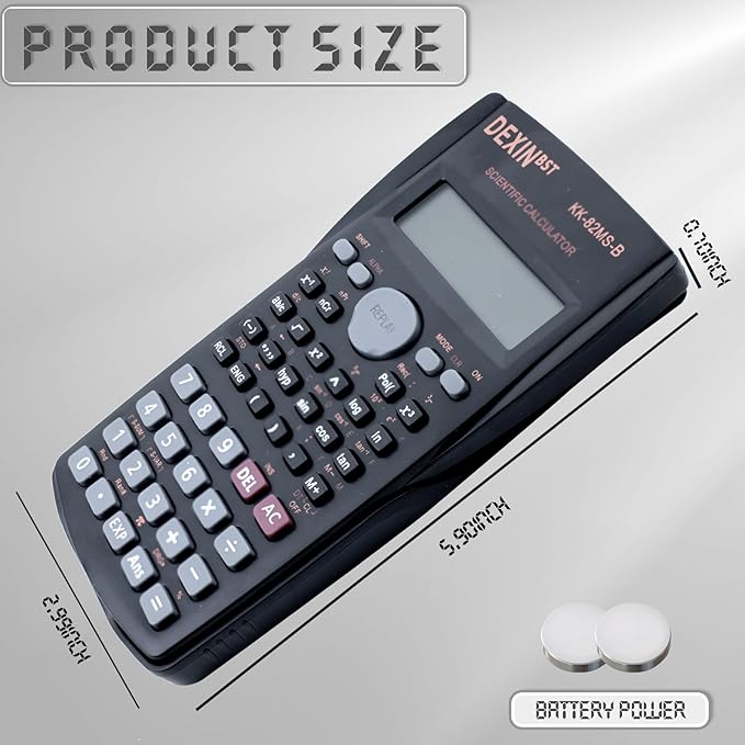 12 Packs Scientific Calculator Bulk, 2-Line Engineering Scientific Calculators Statistical Calculators College Calculator Function Calculator for Student Teacher High School Business Offices