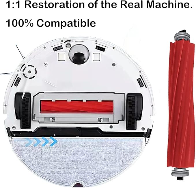 Accessories Kit Compatible for Roborock S7/Pro/MaxV//MaxV Plus/Maxv Ultra G10 G10S G10SPRO Robot Vacuum Cleaner Replacement Parts, Main Side Brush Self-Cleaning Rolling Brush Filter Dust Bag Mop Pad