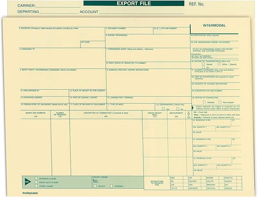 Export File Folder (100 Per Case)