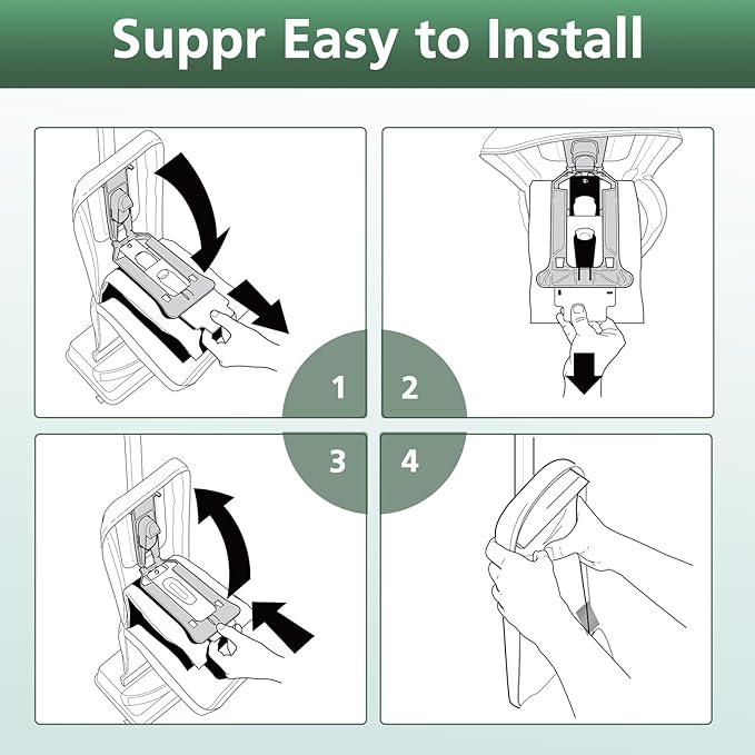 16 Packs Vacuum Bags for Oreck Type CC, Compatible with All Oreck XL Upright Vacuum Cleaner - Replaces Part # CCPK8DW