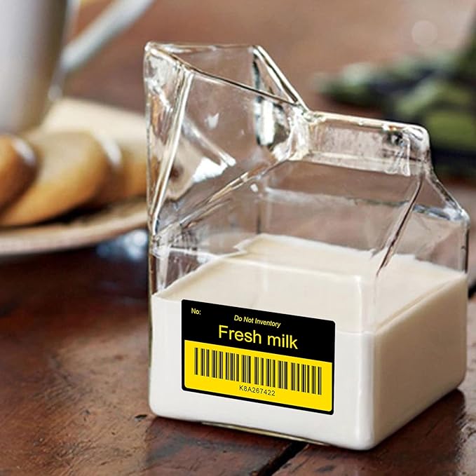 2.25" x 1.25" Yellow Direct Thermal Labels, Replacement for Self-Adhesive Address Shipping Barcode Thermal Stickers, Compatible with Rollo & Zebra Thermal Label Printer(1 Roll, 1000 Labels)