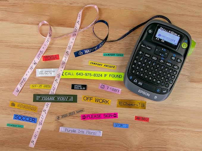 LABELWORKS Epson LW-PX300 Industrial Label Maker for Office – Compatible with Stickers, Magnets, and Shrink Tube, Portable Handheld Design, Label Maker and Tape Only