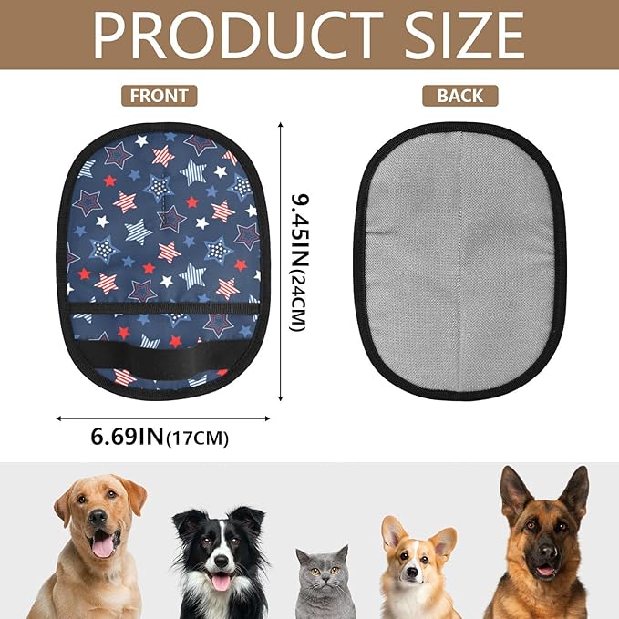 CHPGPUG Star Pet Hair Removal Glove for Cats & Dogs Reusable Pet Hair Removal Glove pet Hair Electrostatic Gloves