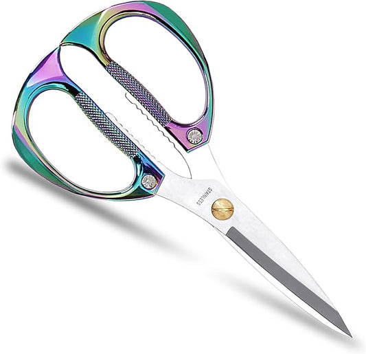 Kitchen Scissors All Purpose Heavy Duty Kitchen Shears for Food, Meat, Poultry, vegetable, Herbs| 7.5inches Utility Scissors for Cooking, Office, Fabric