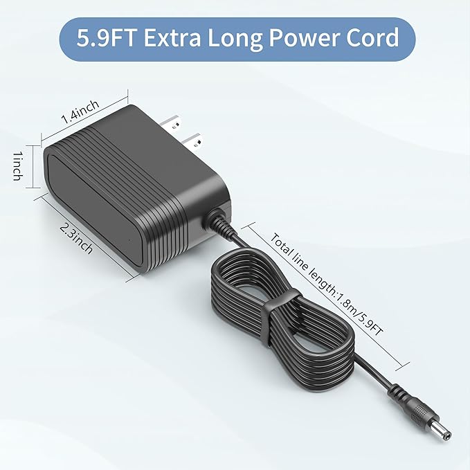 36V Charger for Cordless Vacuum Cleaner Replacement for ElecKeys K10 and UOTKD P11 29.6V Lithium Ion Battery Cordless Stick Vacuum Cleaner Charger Adapter