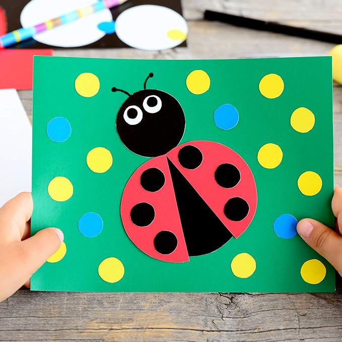 Chengu 3 Pack Craft Hole Punch 2,1 and 5/8 Inch Punch Paper Punchers with 10 Pcs Sticker, Cutter for Card Making Scrapbook DIY Albums Photos Office Supplies(Circle)