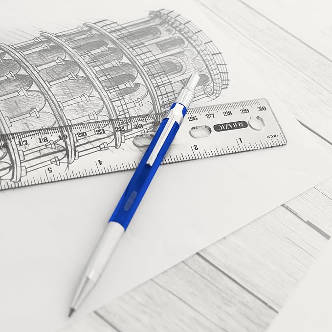 BAZIC Plastic Clear Rulers 12 inch (30cm), Inches Centimeter Metric Ruler Measuring Long Ruler, Straight Edge Ruler for Students School Supplies, 288-Pack