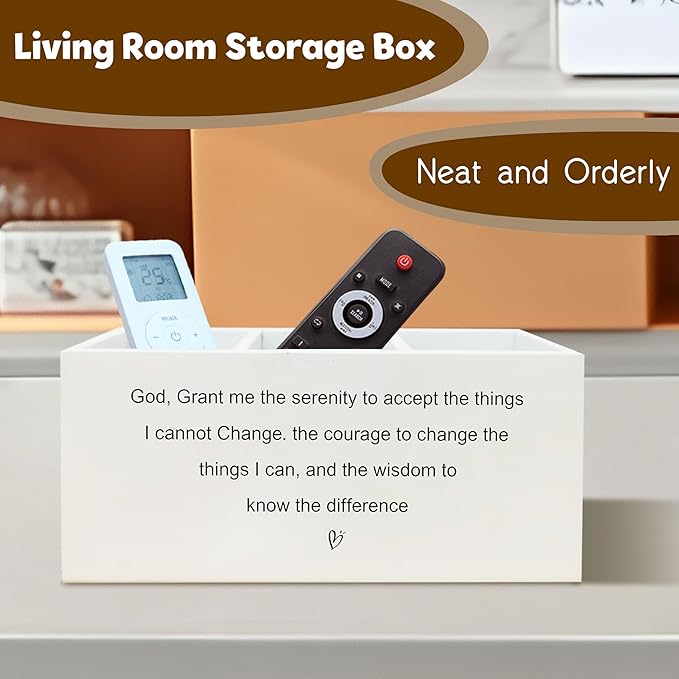 Inspirational Christian Pen Holder for Desk, Christian Gifts for Women Men, Motivational Bible Verse Scripture Wooden Pen Pencil Holder Organizer for Office Desk Accessories