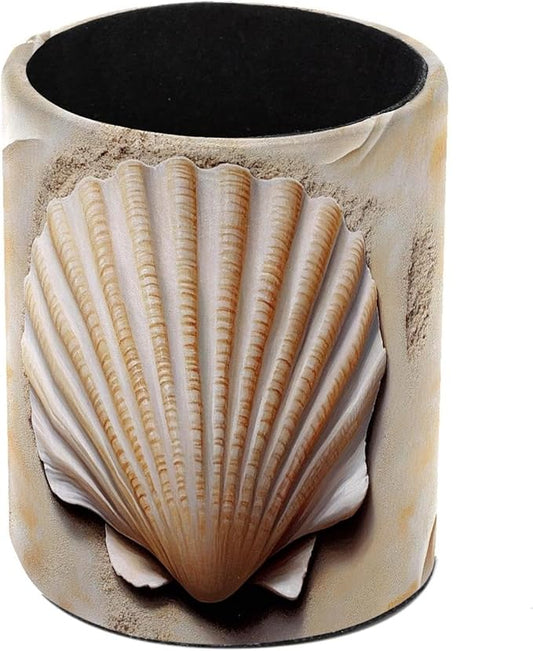 Pen Holder For Your Desk, Pencil Holder Organizes All Pens, _Shell Sand (1) Pen Cup For Your Office Decor