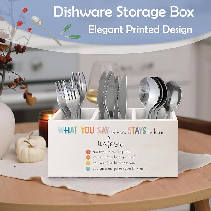 SNNDER Mental Health Office Pen Holder, What You Say in Here Stay in Here Wooden Pen Pencil Holder for Therapist Counseling Office