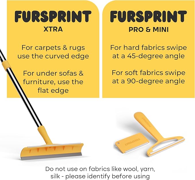 Bundle - Including Xtra, Pro & Mini - Dog Hair Remover and Carpet Scraper Models - Perfect for Couch, Clothes & Rugs - Gets Every Hair! - Value Brand by Uproot Cleaner Pro Pet Hair Remover