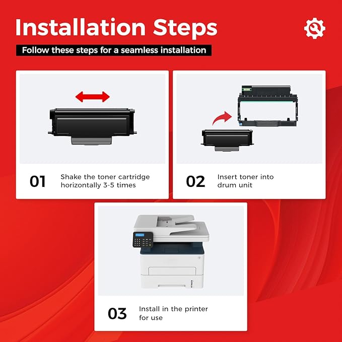 KingKJ 013R00691 B230 B225 B235 Drum Unit (Not Toner) Black 1-Pack High-Yield Replacement Compatible with Xerox B225 B235 B230 B225DNI B235DNI B230DNI Printer Imaging Drum Laser All-in-One Copier Copy