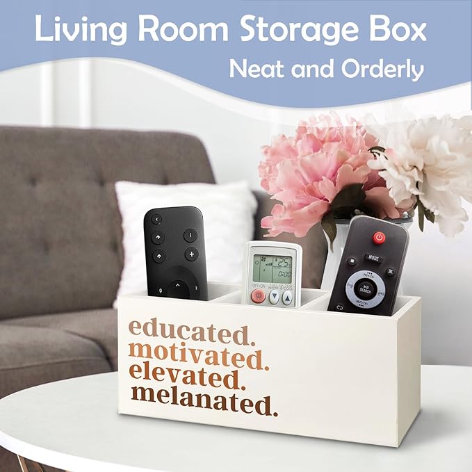 SNNDER Black Girl Women Gifts Pen Holder for Desk, African American Gifts, Black Girl Magic Wooden Pen Pencil Holder Organizer for Home Office Desk Accessories