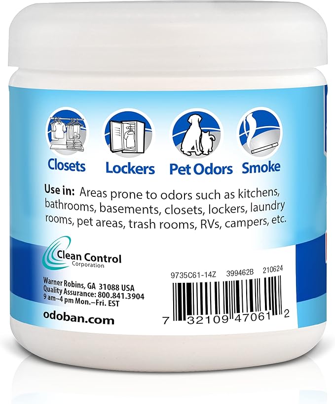 OdoBan Multipurpose Cleaner Disinfectant and Harsh Smell Eliminator Fabric/Air Freshener Pack: Ready-to-Use 360-Degree Continuous Spray, 1 Gallon Concentrate, Solid Smell Absorber, Fresh Linen Scent