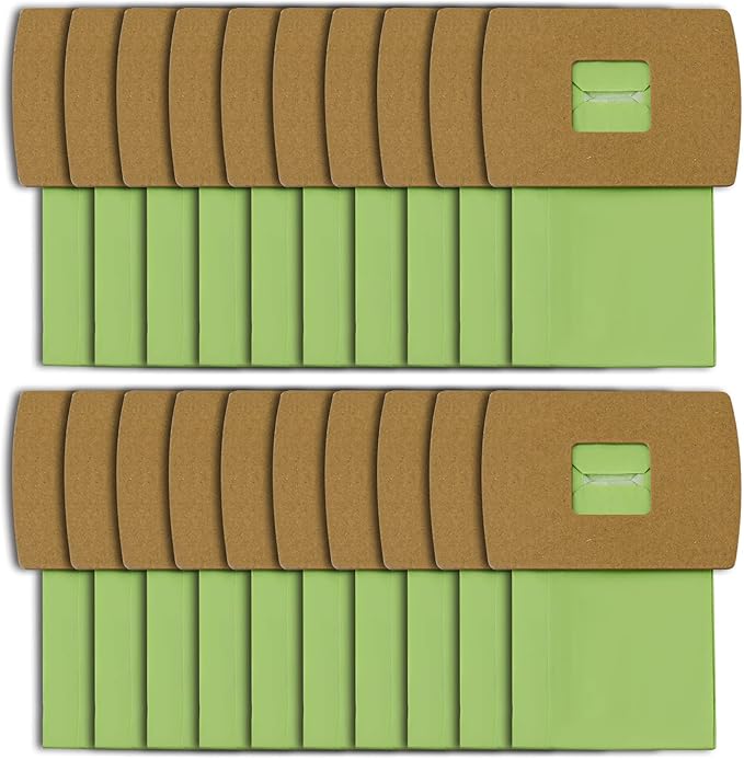 PKBB12DW Type BB Compact Canister Vacuum Bags Replacement for Oreck XL Buster B Canister Handheld Vacuum Cleaner BB180 BB280 BB850 BB870 BB900 BB1000 MV160 CC1600, 20 Pack