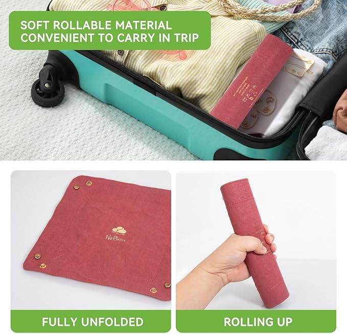 Jewelry Tray Organizer Set of 3 Washable Kraft Paper Trays Portable Desktop Nightstand Office and Travel Use Catch All for Jewelry Keys Coins Watch Phone Remote