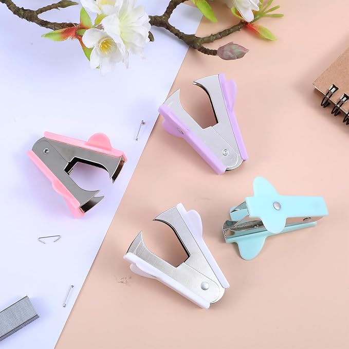 4 Pcs Staples Remover,Stapler Remover Tool,Staple Puller,Staples Removers for School,Office, and Home for Teachers, Students, and Professionals Seeking