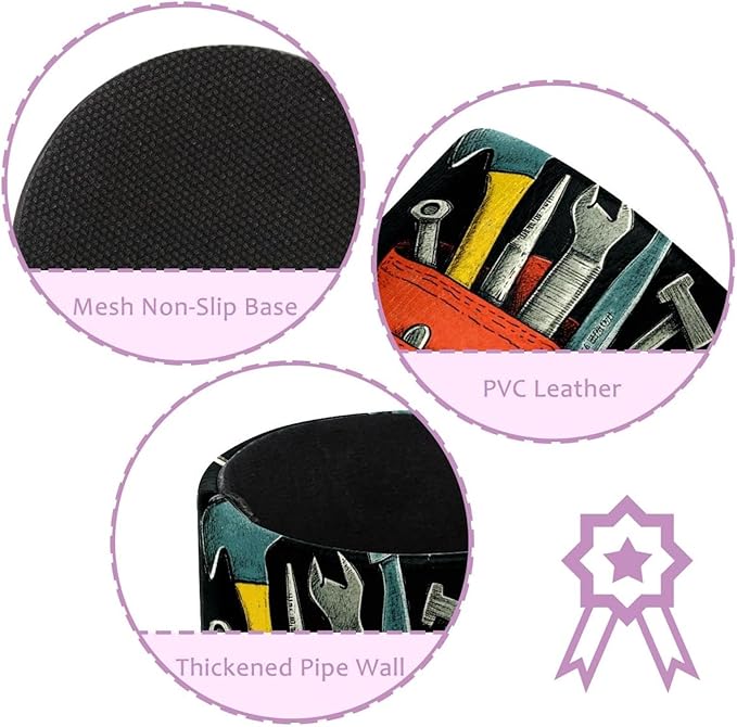 Pocket of Tools (1) Desk Pen Holder Stand Pencil Cup Pot Desk Organizer Makeup Brush Holder