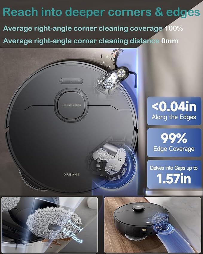 MSOKNLLI Accessories Part Kit for Dreame X40 Ultra / X40 / X40 Pro / S30 Pro Ultra Robot Vacuum, Main Brush, HEPA Filters Activated Carbon Filter, Side Brushes, Dust Bags, Wipes
