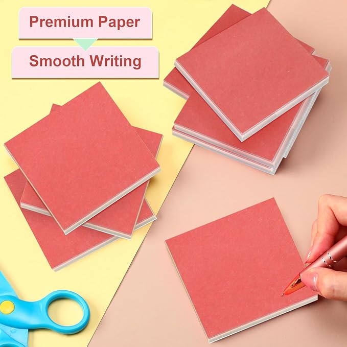 Thenshop 60 Packs Sticky Notes Bulk 3x3 Inches Colorful Self Stick Note Pads Paper Memo for Office School Notebook Supplies, 60 Pads, 50 Sheets/pad(Morandi Color)