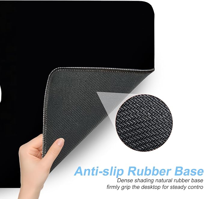 Large Gaming Mouse Pad – 31.5" x 11.8" Extended Desk Mat with Don't Touch My PC Angry Cartoon Design – Funny Non-Slip Mousepad for Gamers & Office Use