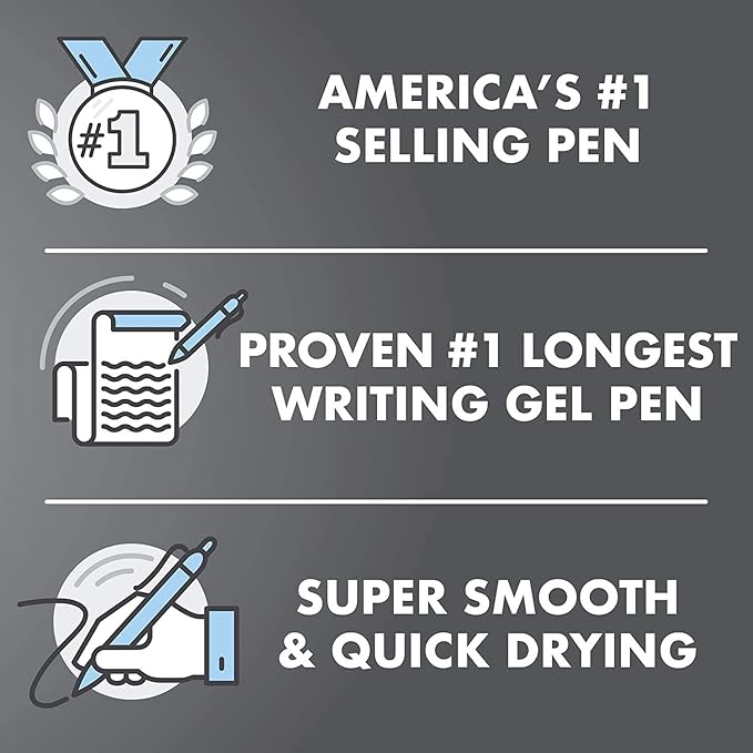 Pilot G2 Premium Gel Roller Pens, Fine Point 0.7 mm, Blue Ink Pens Fine Point, Pack of 8 - Ideal for School, Journaling, and Office Writing