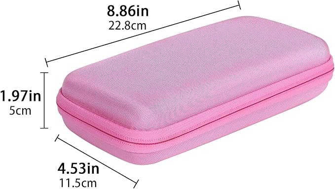 co2CREA Hard Case Compatible with Texas Instruments TI-84 Plus CE/TI-84 Plus/TI-Nspire CX II CAS/TI-Nspire CX II/TI-83 Plus/TI-89 Titanium/TI-85 / TI-86 Color Graphing Calculator, Pink