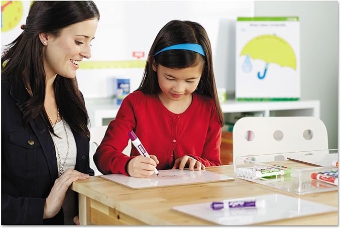 EXPO Low Odor Dry Erase Markers Chisel Tip Blue 12 Count