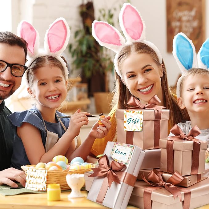 9 Pieces Easter Sticky Notes Self-Adhesive Easter Rabbit Carrot Note Pads Sticky Memo Notes for School Office Home Supplies Students Teachers Present, 9 Styles