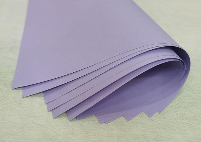 Light Purple Copy Print Paper 8.5X11 Inches,100 Sheets Rainbow A4 Printer Paper 70GSM Colored Origami Paper for Cutting DIY Kids Art Craft