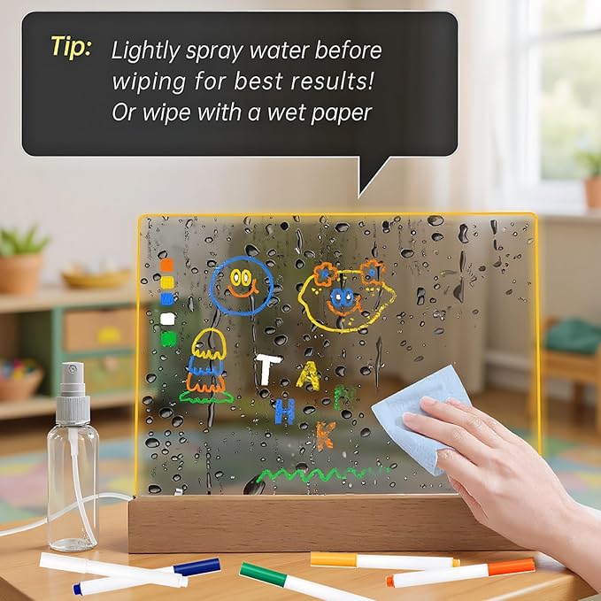 14 Pcs 4.1 Inch 7 Colors Mini Neon Dry Wet Erase Markers, Acrylic Board Color Neon Markers Pens for LED Drawing Message Writing Note Board with Colors