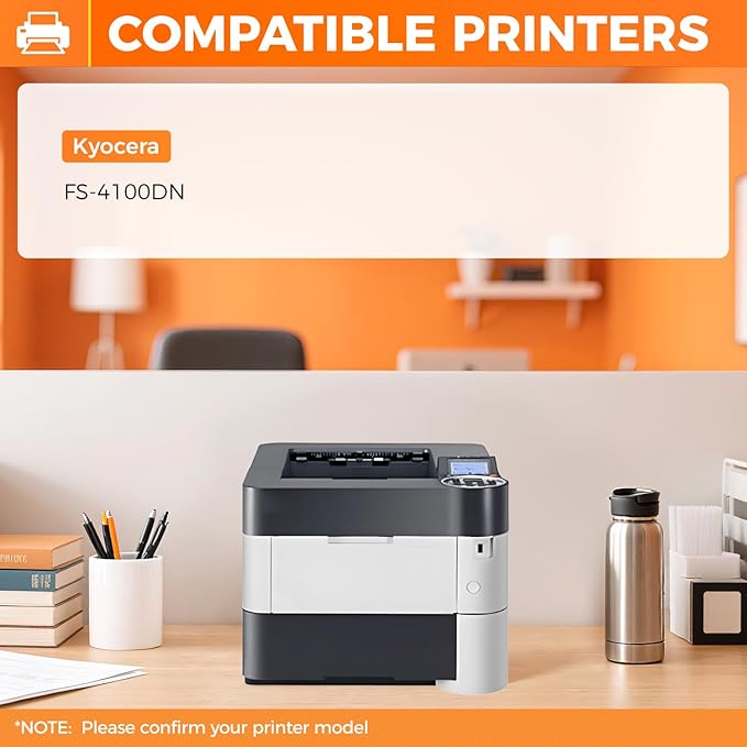 TK-3112 TK3112 Toner Cartridge Black 2-Pack High Yield with Chip Replacement for Kyocera TK-3112 TK3112 1T02MT0US0 Compatible with Kyocera FS-4100DN Laser Printer Toner Kit 15,000 Pages Monochrome Ink