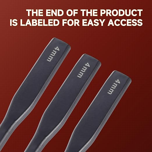 Leather Hole Punch Tool Set, 2/4/6 Prongs, Round Hole Chisel Kit, Professional Leathercraft Tools (4mm)