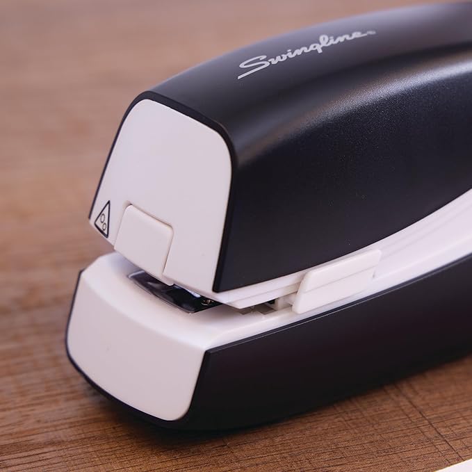 Swingline Electric Stapler, 20 Sheet Capacity, Portable, Full Strip, Plug In or Battery, Black (48200)
