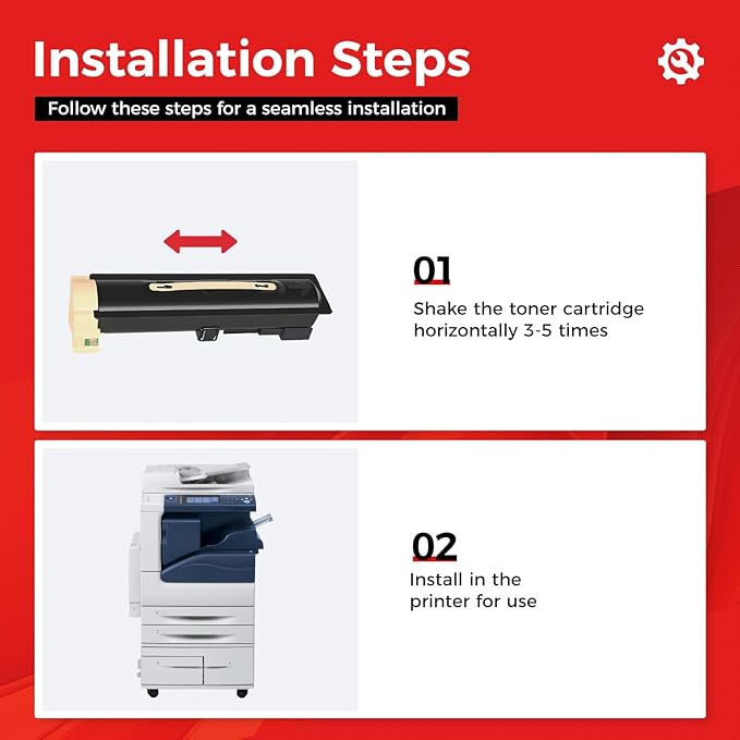 006R01159 High Capacity Toner Cartridge Black 1-Pack with chip Replacement for Xerox 5325 5330 5335 Toner Cartridges Compatible with Xerox WorkCentre 5325 5330 5335 Laser Printer Ink All-in-One Copier