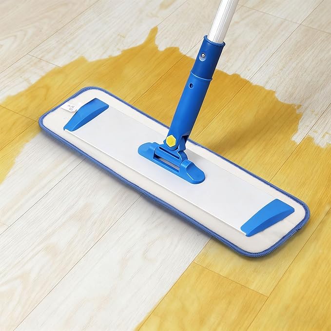 15 PCS 18 Inch Microfiber Cleaning Pads for Bona Mop, Reusable Mop Pad Refills Replacement Microfiber Mop Pads, Machine Washes